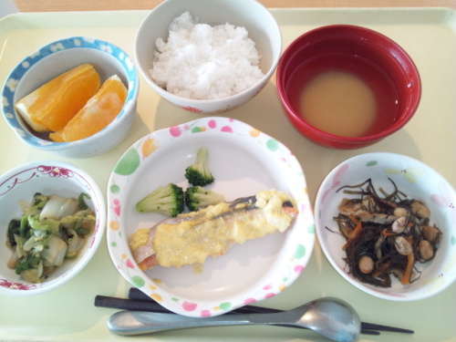 魚のカレーマヨ焼き