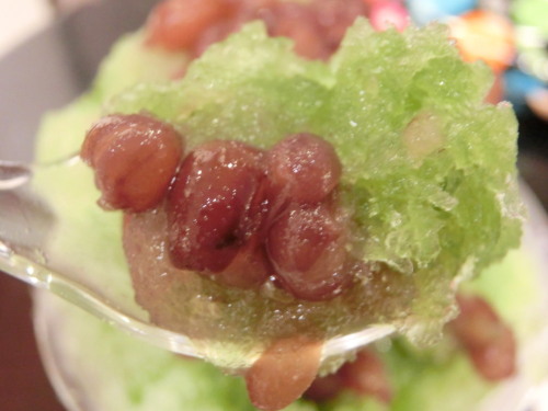榮太樓總本店　雪月花×山本山　抹茶あずきごおり　小豆＆氷.jpg
