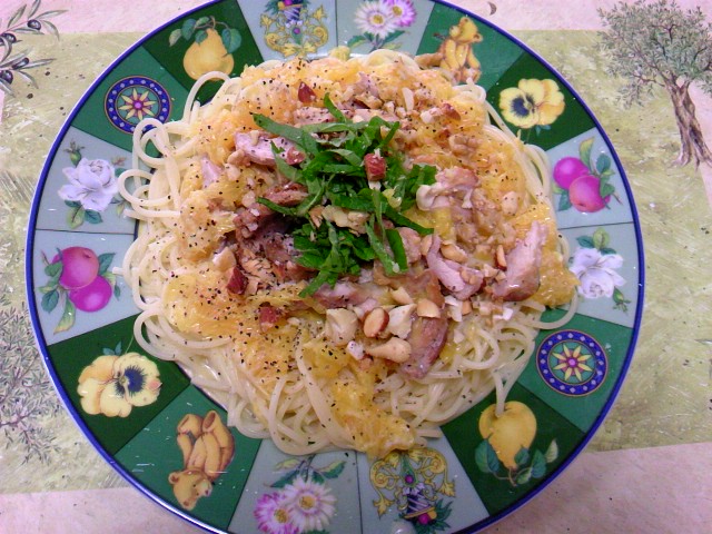 夏みかんとチキンのサマーパスタ全体.JPG