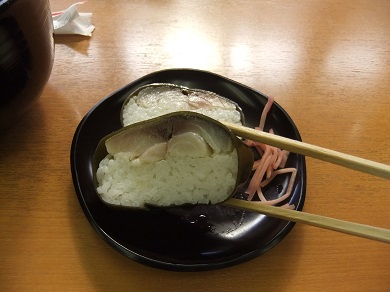 吾左衛門＠米子駅の吾左衛門鮨付たぬきそば４