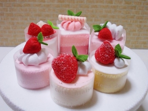 プティフールSET☆イチゴのケーキ6種