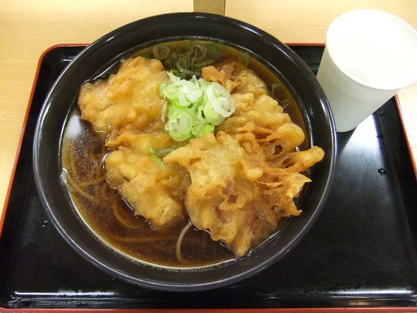 杜＠仙台駅の鶏から揚げそば１20130817.JPG
