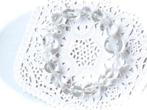 ウサギの水晶ブレスレット