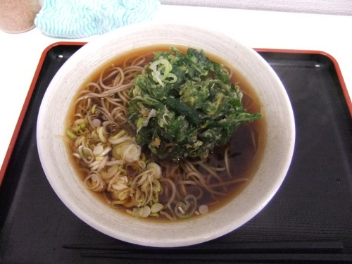 天かめ＠飯田橋の春菊天そば１20121119.JPG