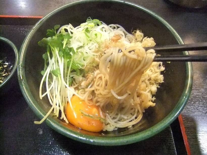 ゆで太郎本所吾妻橋店の油蕎麦２20131025.JPG