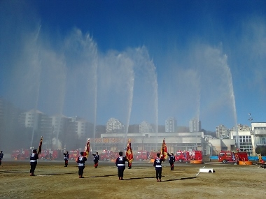 稲城市消防出初式