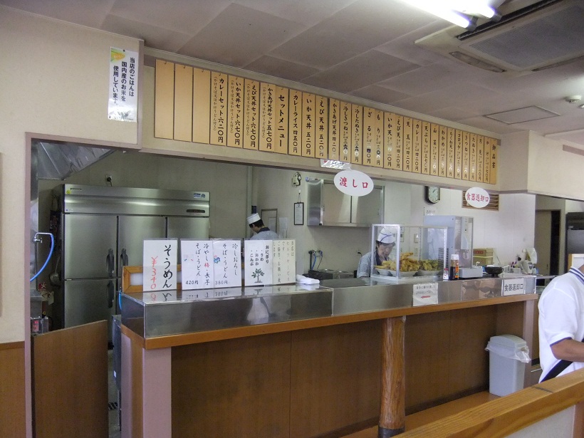 越後そば南流山店の店内１20120828.JPG