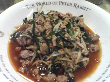 ニラ炒め25022402