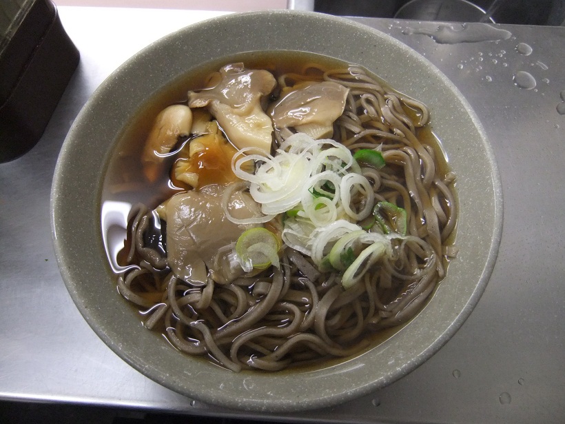 桔梗＠塩尻駅のきのこそば１20130106.JPG