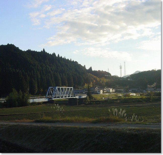 34夕暮れの鉄橋