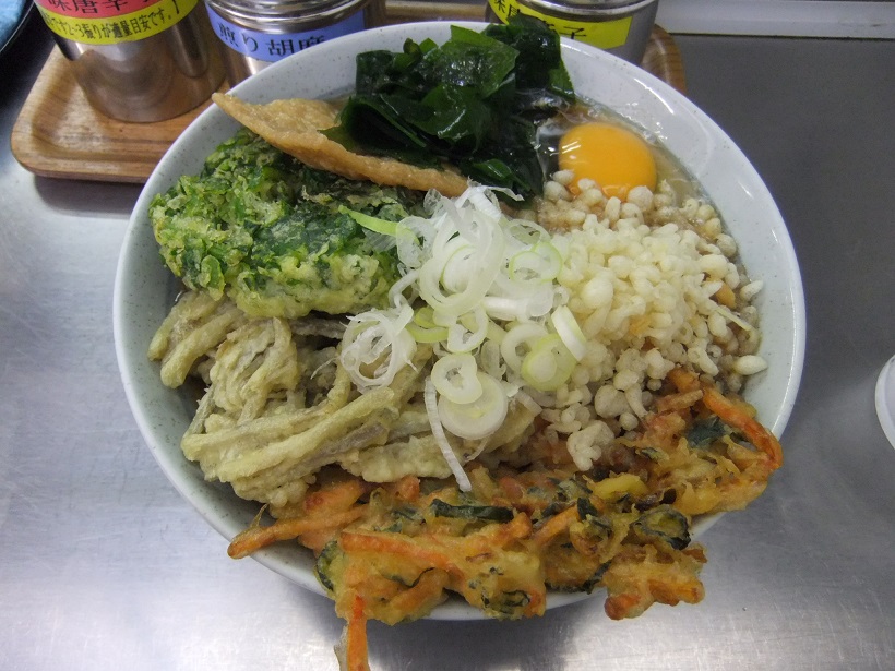 爽亭 上野店(7番8番ホーム店)ののせ放題そば１20130822.JPG