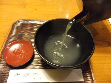 池の端藪蕎麦のそば湯