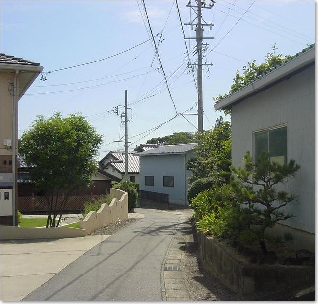 40お洒落な田舎道