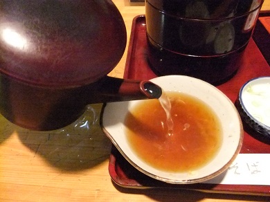 一茶庵桐生店のそば湯20120629.JPG
