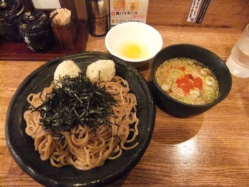 こってりラーメン 剛田＠北千住の蕎麦つけ麺20130404.JPG
