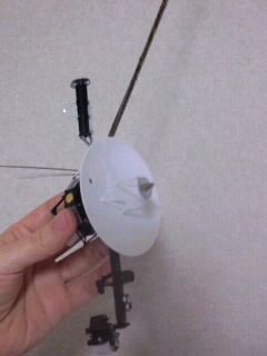 プラモ完成、ディスプレイ前