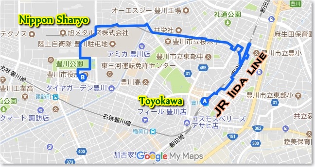 MAPto日本車両