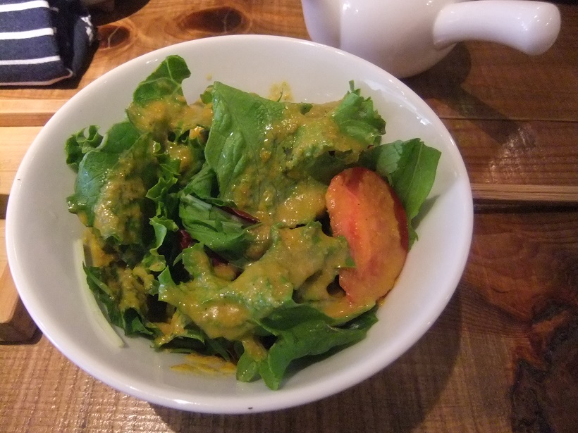 蕎麦粉食堂Buckwheat＠藤沢のサラダ20140926.JPG