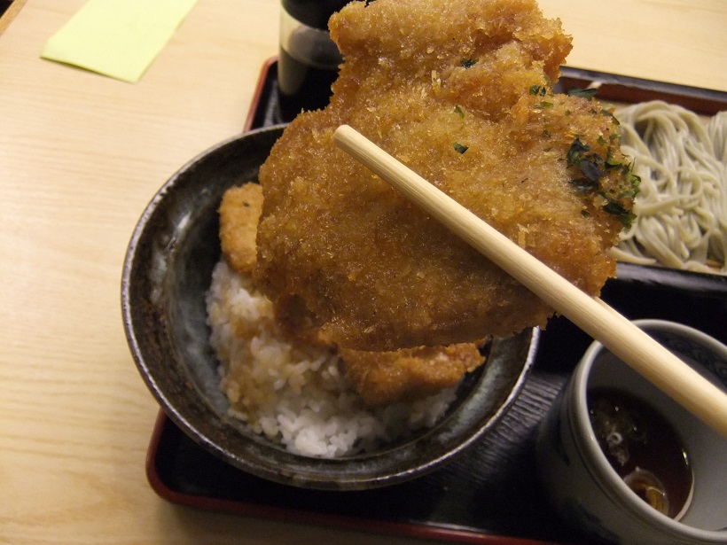 こんごう庵湯島店のタレカツ丼20131104.JPG