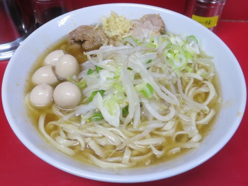 20151126_ラーメン二郎西台駅前店_とりそば醤油味に味付うずら(5ヶ).JPG