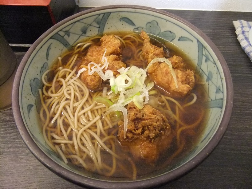 宝そば＠大久保のから揚げそば440円１20131115.JPG