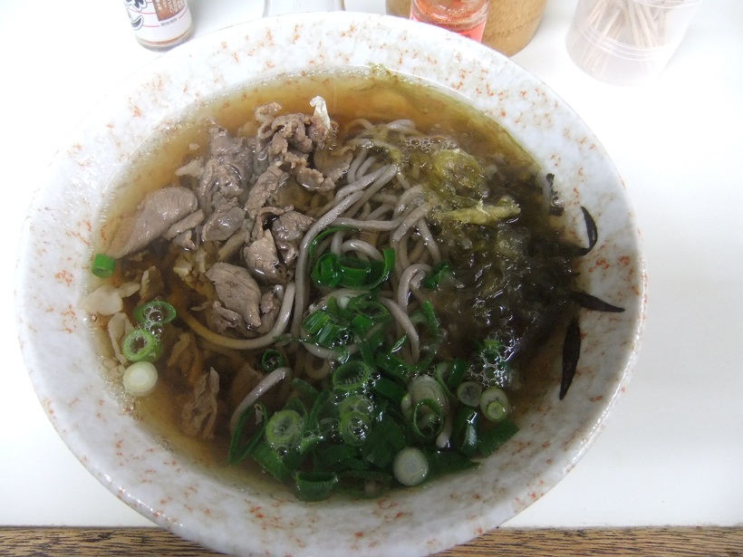 三吉うどん＠大阪・恵美寿町の肉そば１20130108.JPG