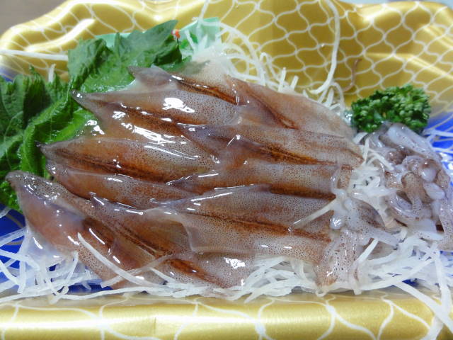 蛍烏賊のお刺身