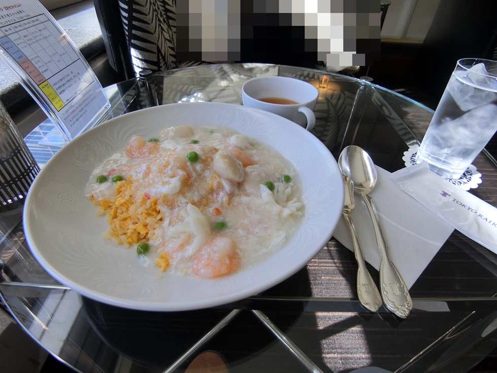 バー・ラウンジ ＬＥＶＥＬⅩⅩⅠ　特選海鮮炒飯＆スープ.JPG