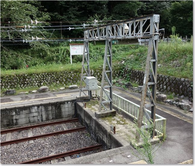 01レール終端部