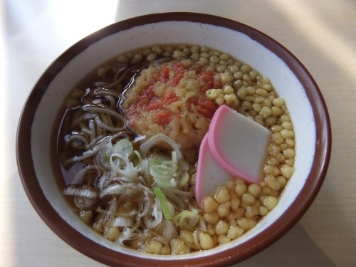 きらいち結城店そばコーナー＠結城の天ぷらそば１