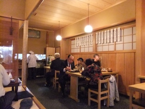 並木藪蕎麦の店内20121130.JPG