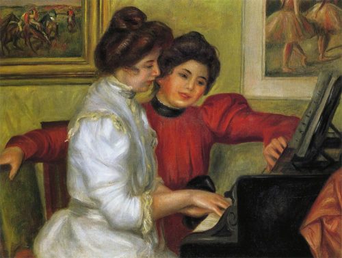 ルノワール展『ピアノに寄る娘たち』＆『ピアノを弾くイヴォンヌとクリスティーヌ・ルロル』 | 「きらりの旅日記」 - 楽天ブログ