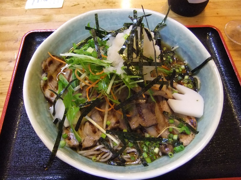 千住２丁目・柏屋の冷し炙り焼豚そば１20130815.JPG
