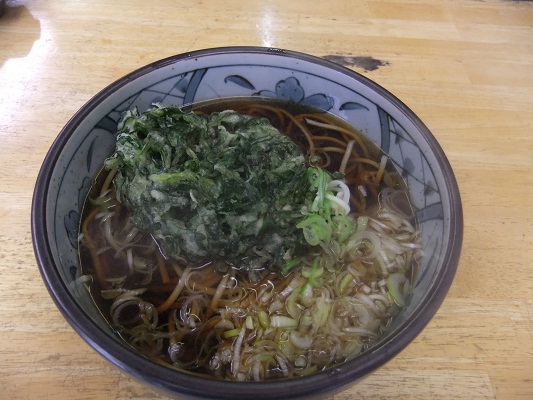 谷在家１丁目・ねぎしの春菊天そば１20120420.JPG