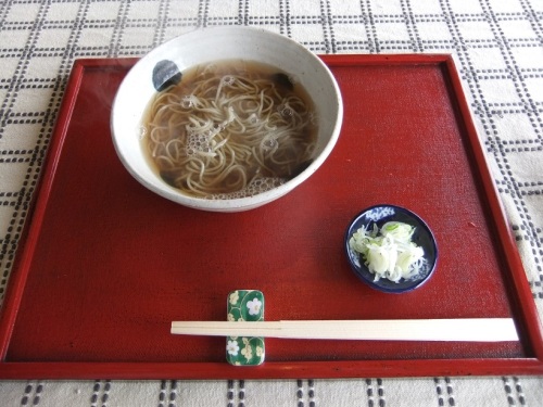 野の庵＠弘前のかけそば１