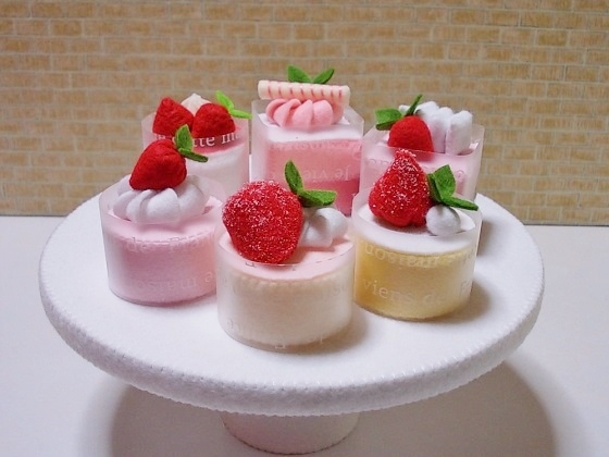 プティフールSET☆イチゴのケーキ6種