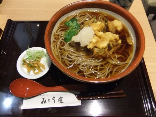みとう庵＠大手町のかき揚げ天そば１20130117.JPG