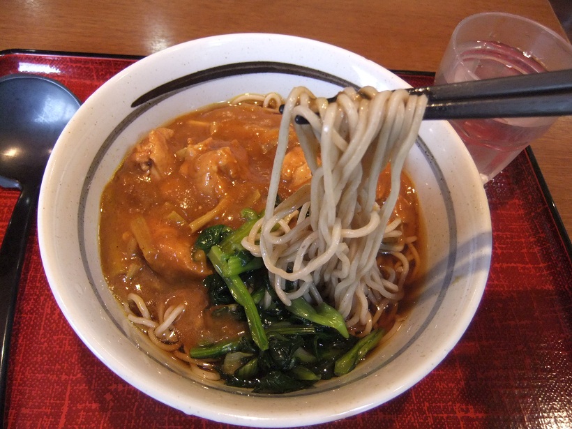 あずみ十条店のカレー南蛮そば２20120506.JPG
