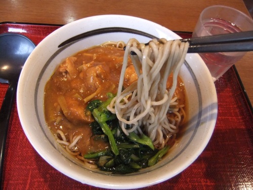 あずみ十条店のカレー南蛮そば２20120506.JPG
