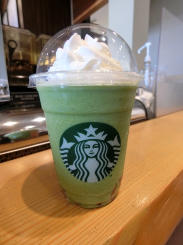 Ｓｔａｒｂｕｃｋｓ　Ｃｏｆｆｅｅ　抹茶と桜わらび餅フラペチーノ.JPG