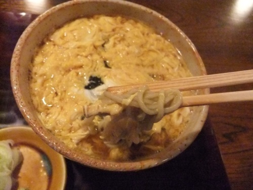 並木藪蕎麦の玉子とじ２20121130.JPG