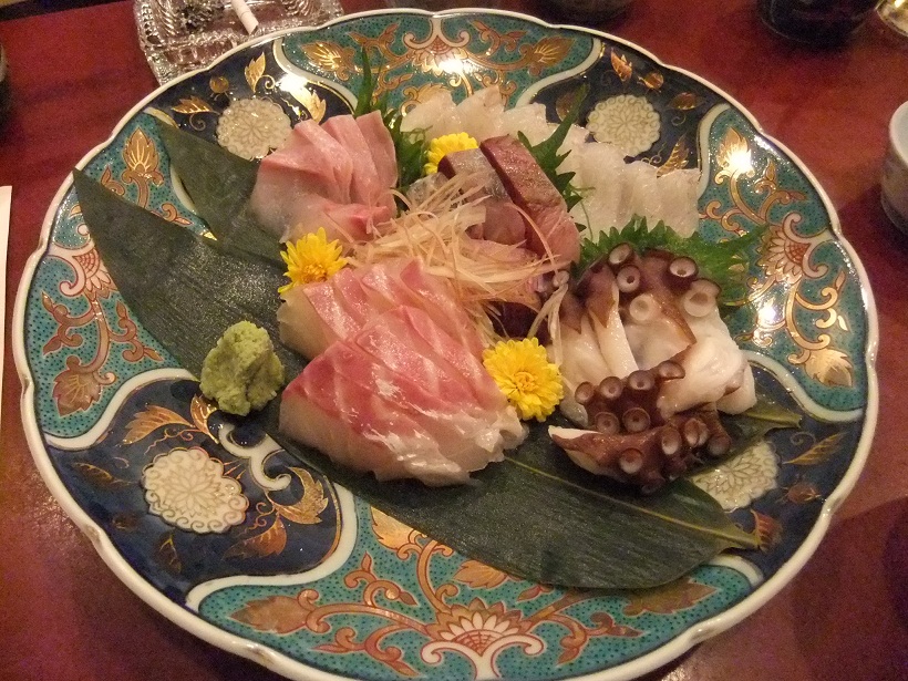 越後路＠四ツ谷の刺身盛り合せ20121210.JPG