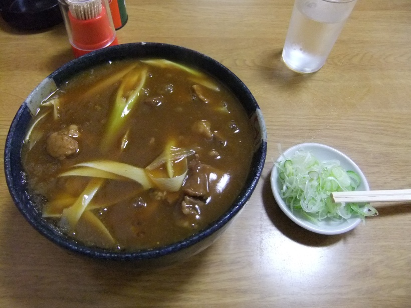 梅田４丁目・角萬のカレー南ばんそば１20120731.JPG