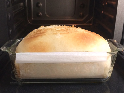 141209 ハードブレッド専用粉でプレーンなミニ食パン 焼き上がり