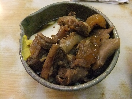 ときわ食堂＠町屋の牛スジ豆腐20120313.JPG
