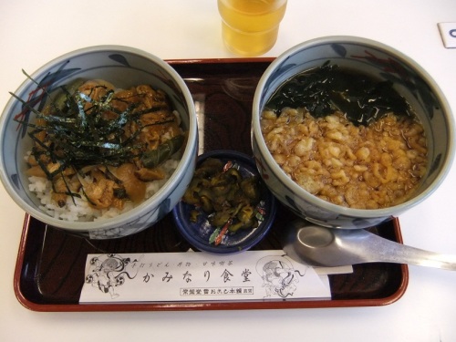 かみなり食堂＠浅草のあさり飯セット１20120925.JPG