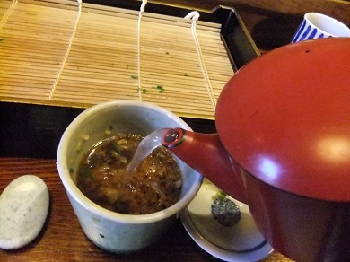 喜八＠西富士宮のそば湯