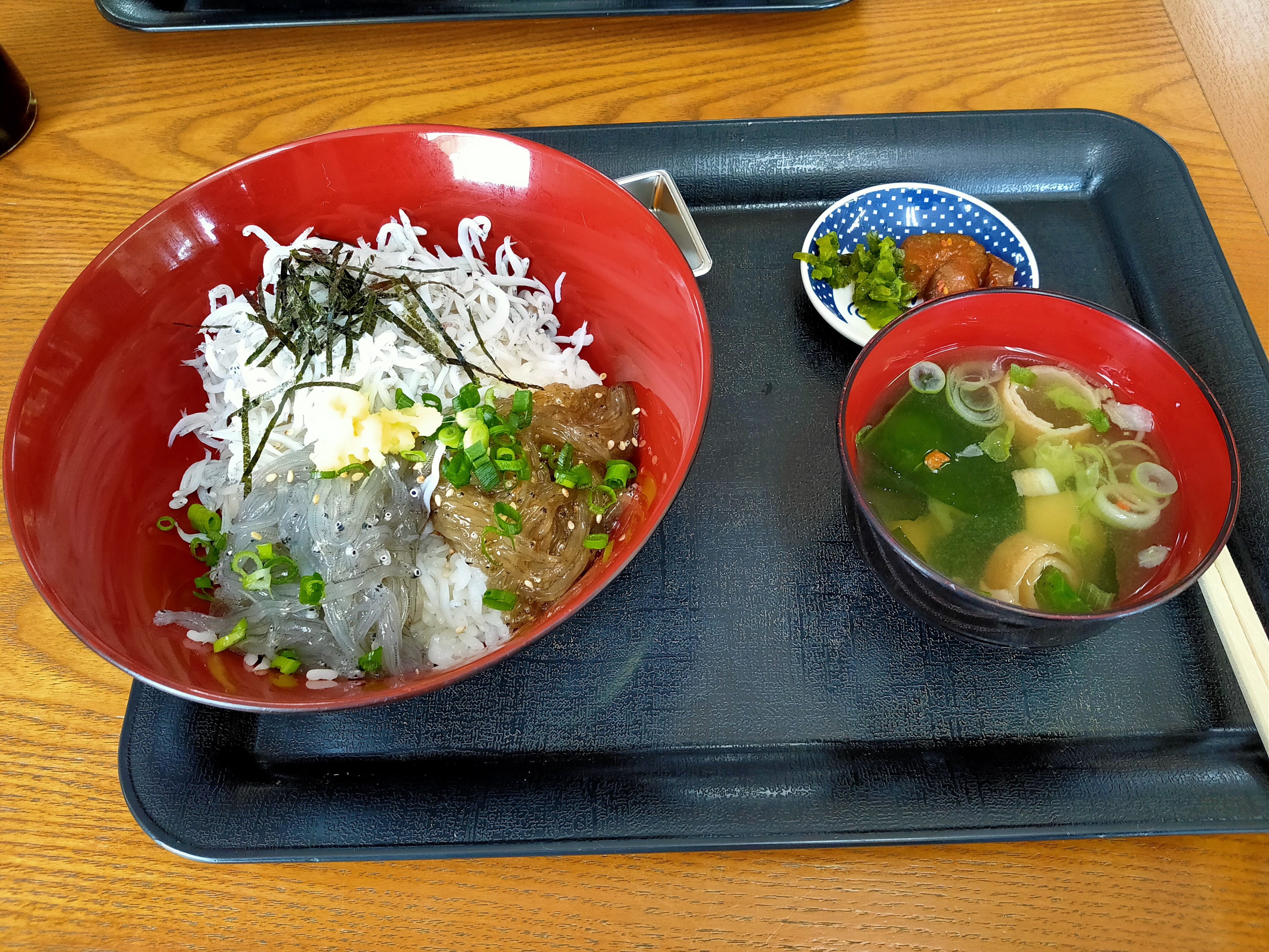 大洗　五十集矢　シラスの三食丼