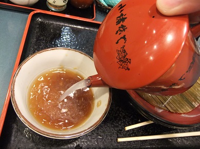 千住旭町・小諸そばのそば湯