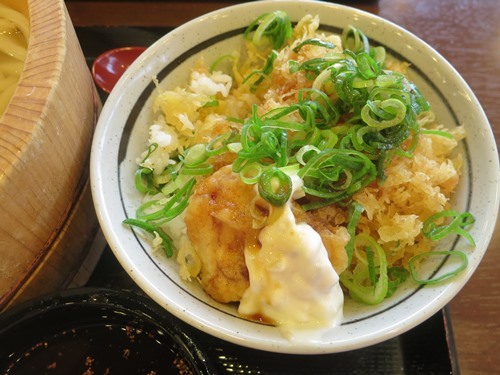 20151101_丸亀製麺_鶏天、天丼用ごはん.JPG